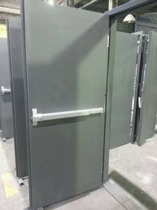 باب معدني مقاوم للحريق معتمد من UL لمدة 1 و2 و3 ساعات، باب فولاذي مقاوم للحريق، باب معدني مجوف - Product Image 2