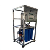 Planta de Tratamiento de Agua por Ósmosis Inversa de 500L/H, Sistema de Ósmosis Inversa con Membrana Huitong y Bomba LEO |   Filtración de 6 Etapas |   220V