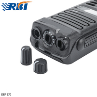 Boîtier d'affichage DEP570 pour radio XPR3500, coque d'interphone robuste en ABS, kit de remplacement, protection de clavier, pack de pièces, batterie