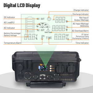 휴대용 가정용 태양열 발전기 3000W/400Wh 와 336000mAh Lifepo4 600W/2200W/5500W/100KW 필리핀 자동차 소스 - Product Image 3