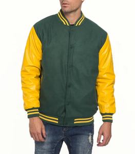 Chaqueta de cuello con hilo de lana, chaqueta de universo bordado, OEM, venta al por mayor, su diseño y logotipo con la mejor calidad - Product Image 5