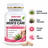 Comprimés de nutrition pour la prostate pour hommes OEM ODM, formule à base de palmier nain, complément alimentaire, fabricant en marque blanche, vente en gros B2B