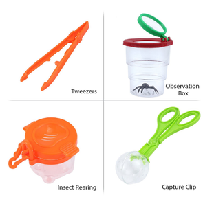 Juegos de aventura para niños, binoculares, linterna, brújula luminosa, lupa para exteriores, acampada, avistamiento de aves, venta al por mayor - Product Image 3
