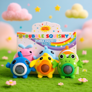Juguetes de Peluche Burbuja Antiestrés de 8cm, Set Coleccionable para Niños de 2 a 4 Años, MAZZEO GIOCATTOLI, Italia - Product Image 3