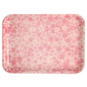 Custom Melamine <strong>Plastic</strong> Rectangle Coffee <strong>Serving</strong> Trays - Product Image 3
