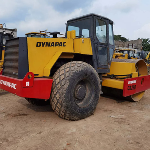 Rodillo de neumático DYNAPAC CA25D de segunda mano, motor de gasolina/eléctrico/diésel, rodamiento de bomba de tambor único de 97KW de potencia incluido, buen funcionamiento - Product Image 3
