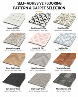 Suelo Autoadhesivo de PVC con Textura de Mármol, Impermeable, para Proyectos de Renovación de Tiendas Minoristas, WYRAX