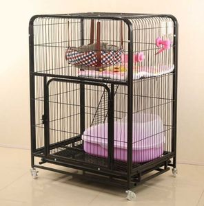 2 katmanlı kapalı kedi kafesi DIY kedi sandık kedi kulübesi - Product Image 1