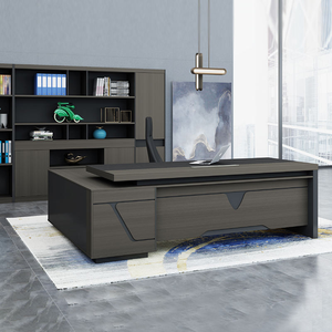 <span class=keywords><strong>Bureau</strong></span> <span class=keywords><strong>de</strong></span> direction moderne personnalisé, ergonomique, avec armoire latérale, mobilier <span class=keywords><strong>de</strong></span> <span class=keywords><strong>bureau</strong></span> en bois pour directeur, patron - Product Image 5