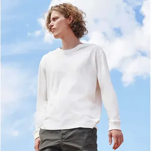 Camiseta Pioneer M/L de algodón orgánico, merchandising sostenible - Product Image 3