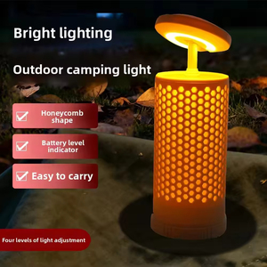 Outdoor <b>Rechargeable</b> <b>LED</b> Portable Camping Lamp with Retractable Telescopic Arm Dimmable Warm White <b>Light</b> for Garage Use - Product Image 5