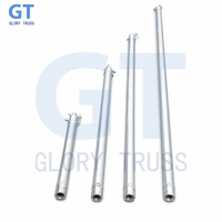 Truss modulaire en aluminium à tube unique F31 de 50 mm de diamètre, couleurs personnalisées : bleu, noir, jaune, rouge, vert