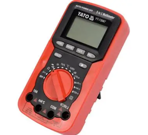 YATO YT-73087 มัลติมิเตอร์แบบดิจิตอล 5-in-1 แบบออโตเรนจ์ วัดแรงดัน/กระแสไฟฟ้า ความต้านทาน - Product Image 5