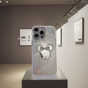 <span class=keywords><strong>Coque</strong></span> de téléphone en TPU brillant miroir à paillettes pour <span class=keywords><strong>iPhone</strong></span> 16 Pro Max Style coréen Ins luxe couverture de téléphone à la mode pour femmes pour 15 14 13 12 11 - Product Image 2