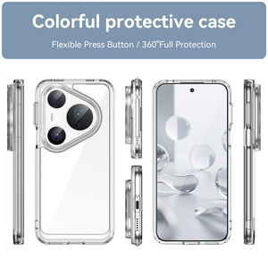 <span class=keywords><strong>Funda</strong></span> de Teléfono de Lujo Resistente a Impactos, Acrílico Duro para <span class=keywords><strong>Huawei</strong></span> Pure 70 80, <span class=keywords><strong>Funda</strong></span> Plegable Inteligente Transparente para <span class=keywords><strong>Huawei</strong></span> Pure 80 Ultra - Product Image 2