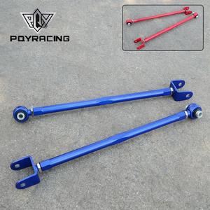 Bras de suspension arrière Poyracing pour BMW Série 3 E36 E46 bleu rouge, bras de commande réglables - Product Image 1