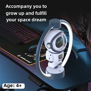 नए आगमन पोर्टेबल स्मार्ट ई ऑडियो चुंबकीय लेविटेशन कंप्यूटर स्पीकर वूफर अलार्म घड़ी-सम्मिलित स्मृति कार्ड बैटरी अंतरिक्ष यात्री - Product Image 5