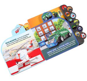 <span class=keywords><strong>Libro</strong></span> de Sonidos de Transporte de Emergencia de Alta Calidad con 10 Botones, Libros Educativos para Niños, Libros de Aprendizaje Temprano - Product Image 3