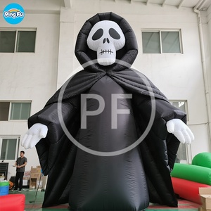 Inflable personalizado para Halloween al aire libre Horror <span class=keywords><strong>casa</strong></span> patio jardín decoración inflable Grim Reaper para fiesta de Halloween para decoración del hogar - Product Image 6