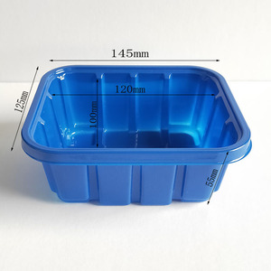Tùy chỉnh rPet nhựa nấm đóng gói khay 230g 350g 460g dùng một lần rau đóng gói <span class=keywords><strong>container</strong></span> trái cây bao bì nhựa hộp - Product Image 4
