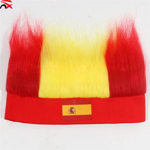 Sombreros de Fiesta con Peluca para Fanáticos, Estilo Vacío, Personalizados para Carnaval, de Estados Unidos, <span class=keywords><strong>España</strong></span> y Brasil - Product Image 2