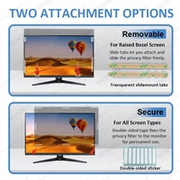 Filtre de confidentialité pour écran d'ordinateur anti-espion à double sens en matériau PET sur mesure pour Asus 31,5 pouces 16:9, filtre de confidentialité à 180 degrés
