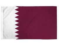 Vente en gros 3*5 pieds Polyester Fête Nationale Qatar Bannière Drapeau Qatari Drapeaux du Qatar pour l'événement