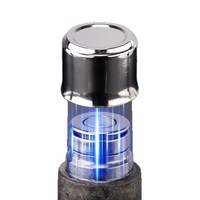 Thermos à double paroi en titane pur, isolé magnétiquement, 480 ml, avec affichage de la température, isolation thermique de 12 à 24 heures