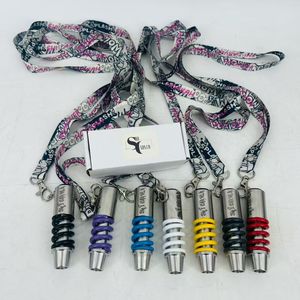 Embouts de chicha en gros d'usine <span class=keywords><strong>Shi</strong></span> Carver en acier inoxydable avec ressort, accessoires de chicha personnalisables, embouts de chicha pour fumer - Product Image 3