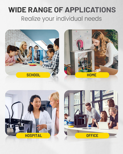 Dây Tóc máy in 3D colido 1.75mm PLA, Độ chính xác +/-0.02mm, khả năng tương thích fdm phổ quát, ống chỉ 1kg kín chân không (1 màu đen) - Product Image 6