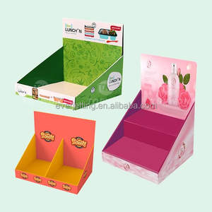 Soporte de promoción de mesa de tienda personalizable mostrador de maquillaje soporte de exhibición de cartón estantes de exhibición de tablero de espuma de PVC - Product Image 6