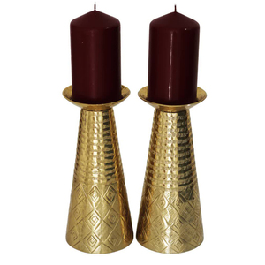 New Design <b>Brass</b> <b>Candle</b> <b>Holder</b> for Home 2025 Hot Selling High Quality Polished <b>Brass</b> <b>Candle</b> Pillar <b>Holder</b> for Wedding Decor - Product Image 1