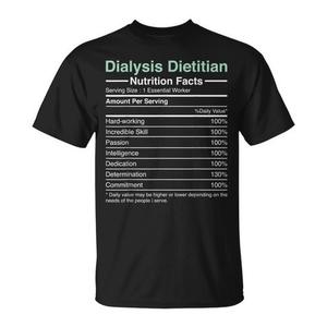 T-shirt promotionnel pour nutritionnistes et diététiciens : Nutritionnellement correct pour la dialyse et la néphrologie - Product Image 1