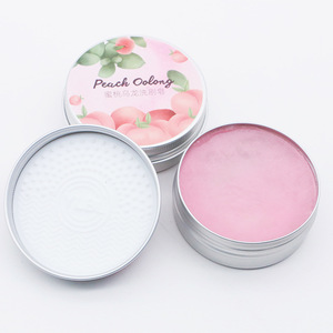 Limpiador de Brochas de Maquillaje, Jabón Sólido para Brochas y Esponjas con Almohadilla de Silicona, Vegano, Limpieza Profunda, Sin Residuos (60g) - Product Image 2