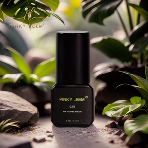 Pegamento para Pestañas Individuales Pinky Leem, Secado en 0.5 Segundos, Resistente al Aceite, Pegamento para Extensión de Pestañas, Adhesivo para Pestañas, Adhesivo Curado con Luz UV - Product Image 6