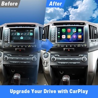 Caja de Interfaz Linux para Toyota Land Cruiser 200 2007-2008, Módulo Decodificador Inalámbrico CarPlay Android Auto, Radio para Auto, Binarytek