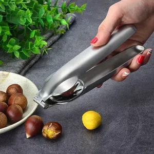 Wholesale Stainless Steel Opening Machine Nut Cracker <b>Sheller</b> Walnut Pliers Cutter Opener Kitchen Gadgets Accessories - Product Image 5