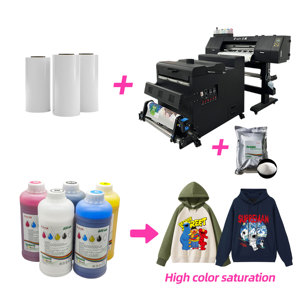 Pigmento DTF Gwin de Venta Caliente para 1000 ml (CMYK+Blanco) 100% Seguro para Uso en Plotter DTF en Película PET para Recarga de Cartuchos - Product Image 3