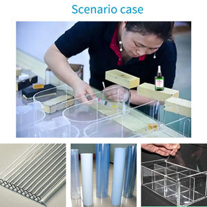 Colla <span class=keywords><strong>UV</strong></span> acrilica liquida a basso odore di cristallo di alta qualità per adesivo in plastica colla acrilica per incollaggio di lamiere acriliche - Product Image 4
