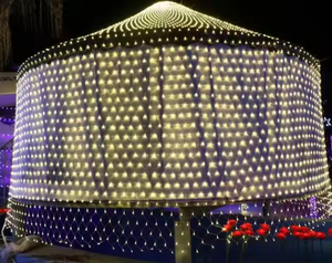 <span class=keywords><strong>Guirlande</strong></span> <span class=keywords><strong>lumineuse</strong></span> LED imperméable IP44 en filet pour décorations de Noël, de mariage et de fêtes en extérieur - Product Image 5