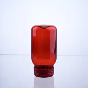 360Ml 408Ml Navulbare Pet Chill Ketchup Tomatenfles Plastic Honing Dosisfles Knijpsaus