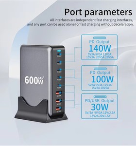 Adaptateur universel <span class=keywords><strong>C</strong></span> rapide 100w Chargeur mural de bureau Usbc Adaptateur d'alimentation 30w <span class=keywords><strong>Lenovo</strong></span> 200w Chargeur <span class=keywords><strong>Thinkpad</strong></span> <span class=keywords><strong>Usb</strong></span> vers prise secteur - Product Image 1