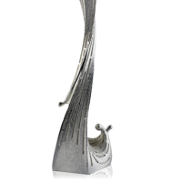 Nouveau trophée dauphin forme d'animal métal artisanat ornement résine étain artisanat personnalisation Souvenir cadeau