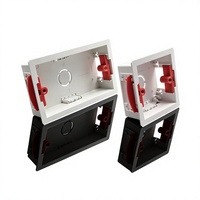 Boîtier de raccordement électrique en PVC de bonne réputation, prix usine, boîte de jonction en plastique à montage en surface
