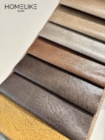 Tissu d'ameublement en similicuir brillant de luxe 100% Chine, largeur 140 cm, effet craquelé vintage pour canapé et chaise
