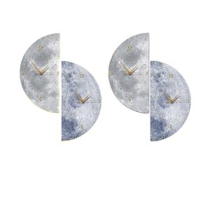 Luxueux silencieux Quartz applique pour salon décoration personnalisable mensuel horloge murale aiguille créative suspendu Table vent - Product Image 3