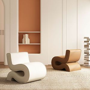 As Is Well Known Modern Minimalist Single <b>Sofa</b> Chair Ergonomic Design Living Room Furniture - Product Image 2