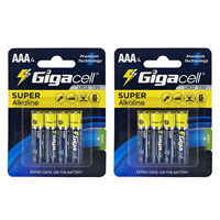 Baterai Primer Alkaline Super AM4 1.5v LR03 Ukuran AAA untuk Mainan, Perkakas Listrik, Model Pesawat, Robot Listrik