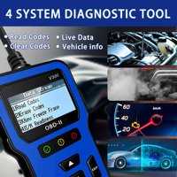 V300 Advanced OBD2 Scanner-Lector de códigos profesional y herramienta de escaneo para datos en vivo, comprobar la luz del motor y códigos de diagnóstico