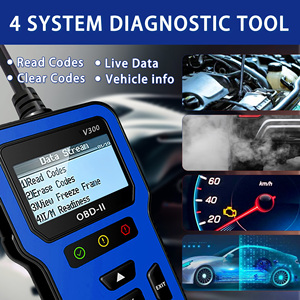 V300 Advanced OBD2 Scanner-Lector de códigos profesional y herramienta de escaneo para datos en vivo, comprobar la luz del motor y códigos de diagnóstico - Product Image 4
